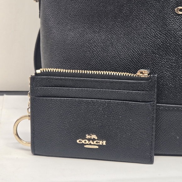 Coach Black Backpack with Gold Accents And Wallet main image 6